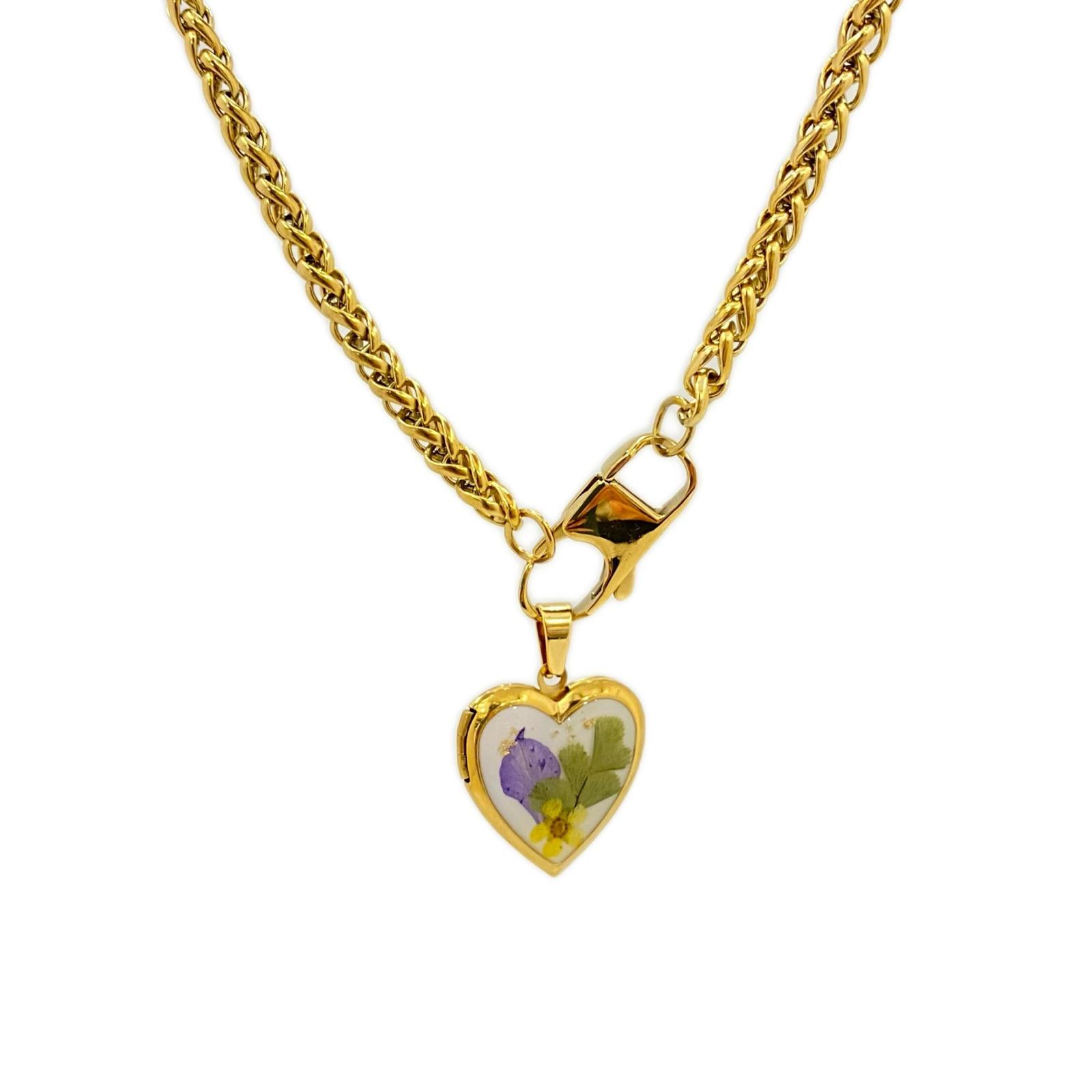 Collana Flower Heart