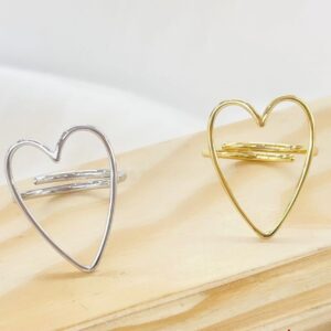 Anello Cuore Minimal